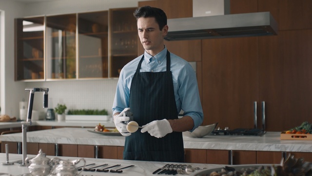 Video Reference: Cook, Cooking, Room, Chef, Kitchen, Cooking show, Person