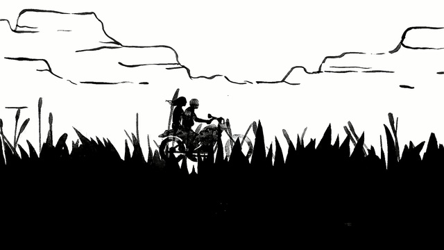 Video Reference: white, black, black and white, silhouette, monochrome photography, sky, monochrome, tree, font, illustration