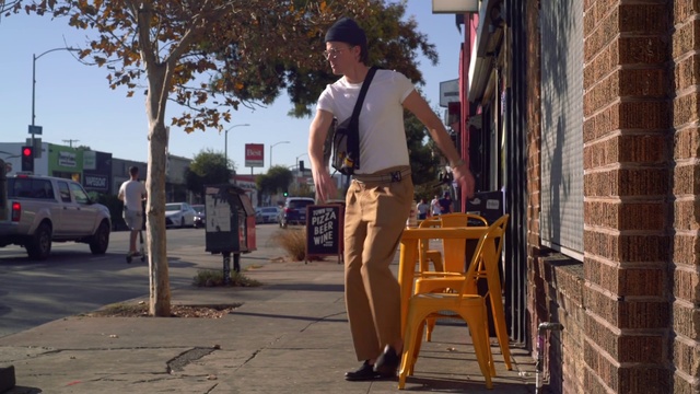 Video Reference: Jeans, Street, Leg, Street fashion, Road, Pedestrian, Sidewalk