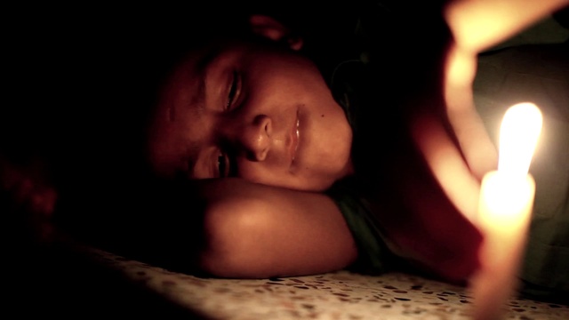 Video Reference: Black, Face, Light, Lighting, Head, Skin, Beauty, Nose, Cheek, Child