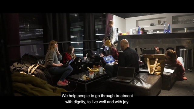 Video Reference: Conversation, Sitting, Event, Adaptation, Room, Media, Screenshot, Photo caption, Audience