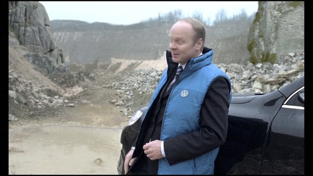 Video Reference: vehicle, tree, car, recreation, winter, adventure, water, vacation, Person