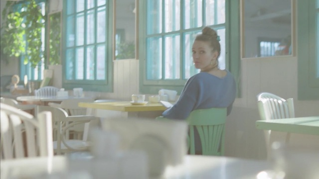 Video Reference: furniture, room, table, interior design, home, window, house, Person