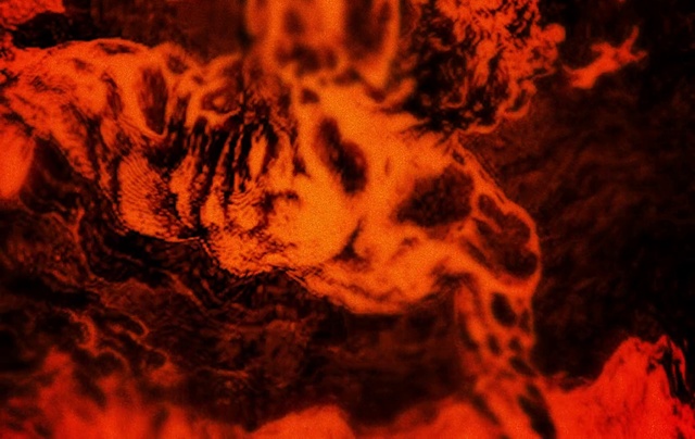 Video Reference: Red, Geological phenomenon, Heat, Flame, Orange, Rock, Sky, Fire, Formation, Volcanic rock