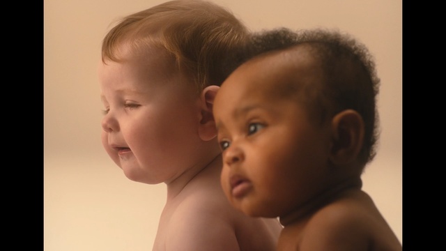 Video Reference: Child, Face, Hair, Skin, Cheek, Nose, Facial expression, Forehead, Head, Eyebrow, Person
