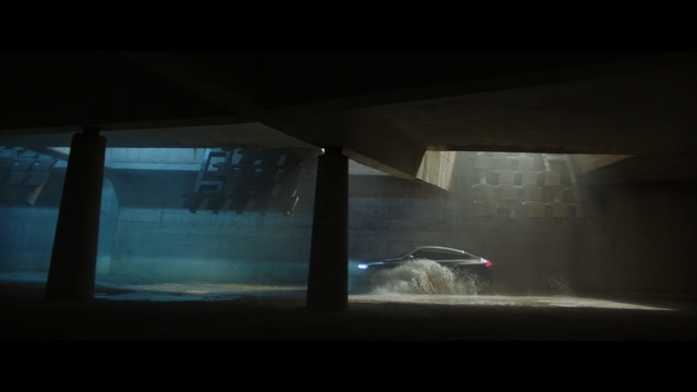 Video Reference: Light, Darkness, Sky, Atmosphere, Night, Architecture, Photography, Glass, Window, Sitting, Looking, Small, Dark, View, Monitor, Table, White, Television, Screen, Large, Room, Man, Display, Red, Bed, Standing, Aquarium, Screenshot, Vehicle, Car