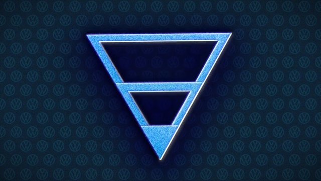 Video Reference: blue, text, triangle, computer wallpaper, font, triangle, line, symmetry, graphics, electric blue