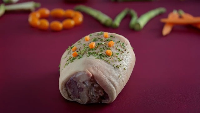 Video Reference: Dish, Food, Cuisine, Ingredient, Galantine, Produce, Comfort food, Sandwich wrap, Meat, appetizer, Person