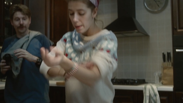 Video Reference: girl, human body, arm, hand, finger, fun, product, Person