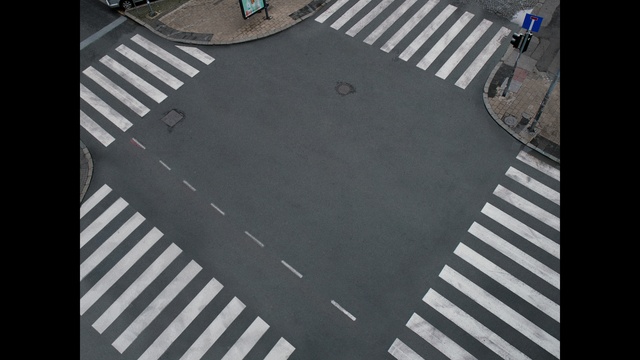 Video Reference: White, Light, Black, Infrastructure, Road surface, Rectangle, Asphalt, Line, Urban design, Composite material