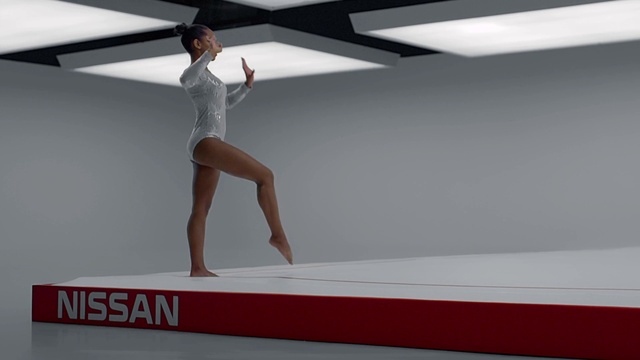Video Reference: Sportswear, Fashion, Leg, Artistic gymnastics, Footwear, Photography, Tumbling (gymnastics), Balance, Dance, Shoe