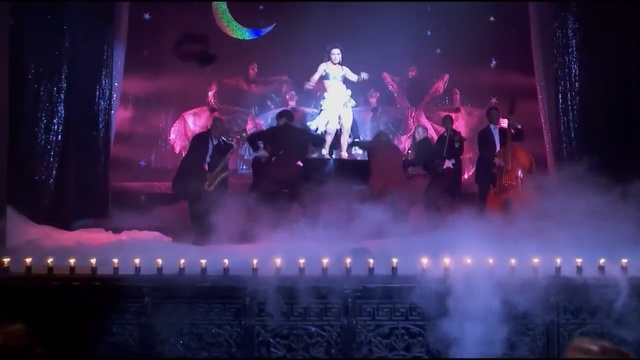 Video Reference: Performance, Stage, Entertainment, Performance art, Performing arts, Purple, Musical theatre, Event, Public event, Concert, Person