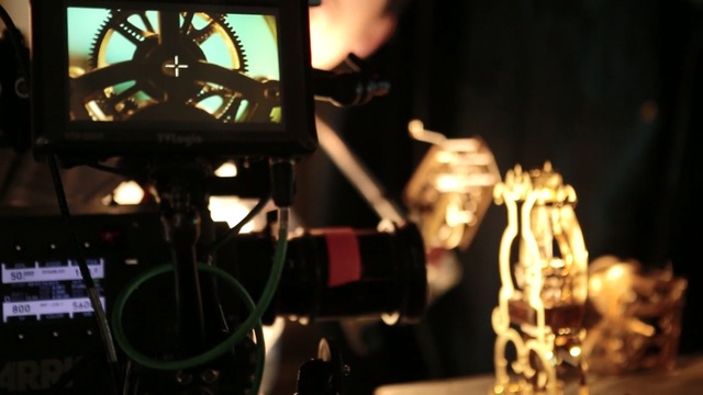 Video Reference: lighting, audio, darkness, night, light fixture, Person