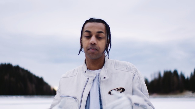 Video Reference: White, Human, Sky, Outerwear, Photography, Neck, Jacket, Vacation, Smile, Person