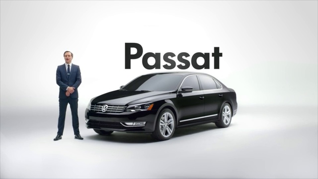 Video Reference: Land vehicle, Vehicle, Car, Mid-size car, Automotive design, Executive car, Luxury vehicle, Volkswagen passat, Sedan, Person