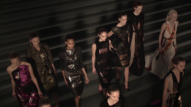 Video Reference: Fashion, Performance, Fashion design, Event, Fashion show, Textile, Leather, Photography, Runway, Model, Person