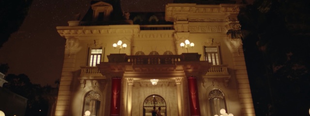 Video Reference: night, tourist attraction, lighting, building, column, darkness, arch, facade, basilica