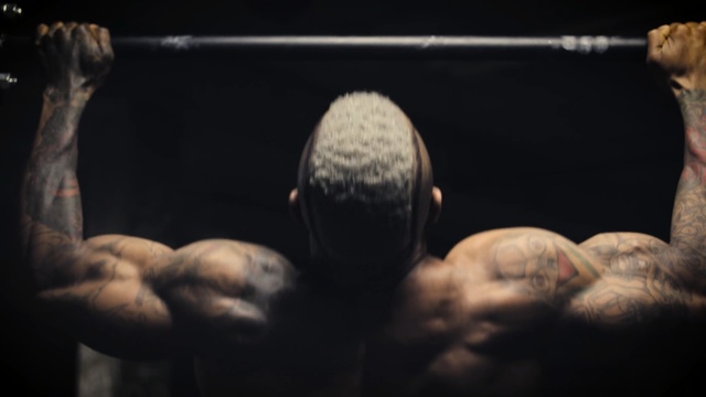 Video Reference: muscle, arm, darkness, human body, wrestler, pradal serey, hand, chest, boxing ring, physical fitness