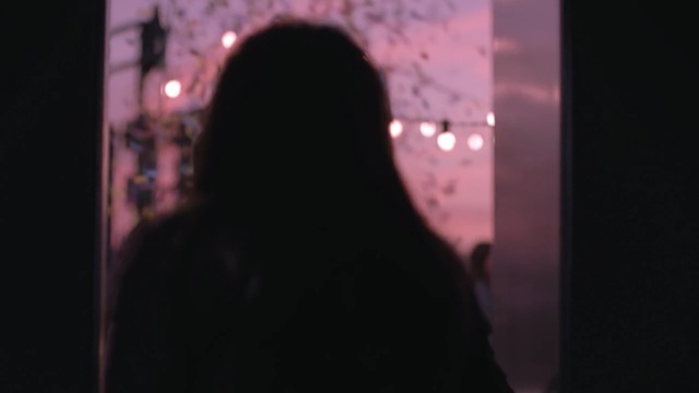 Video Reference: Black, Hair, Photograph, Darkness, White, Purple, Light, Violet, Pink, Lady