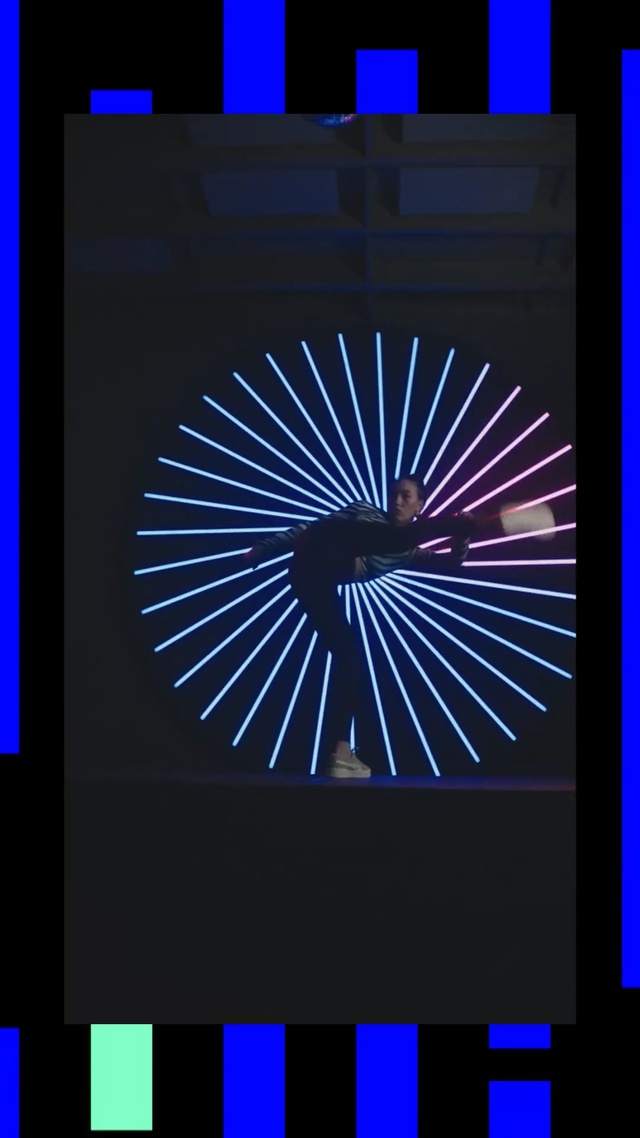 Video Reference: Electric blue, Display device, Technology, Screen, Graphics, Person