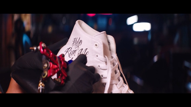 Video Reference: Footwear, Shoe, Fashion, Dress, T-shirt, Performance, Carmine, Top, Person