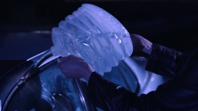 Video Reference: Blue, Water, Electric blue, Sky, Hand, Photography, Performance, Space, Ice