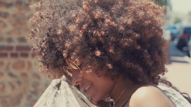 Video Reference: Hair, Hairstyle, Afro, Jheri curl, S-curl, Human, Hair coloring, Black hair, Ringlet