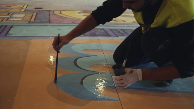 Video Reference: Floor, Tile, Flooring, Hardwood, Concrete, Art