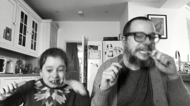 Video Reference: hair, glasses, white, photograph, black, facial expression, man, person, facial hair, vision care