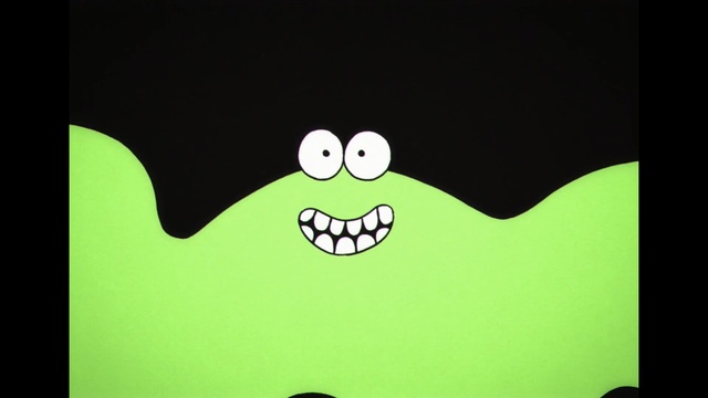 Video Reference: Green, Cartoon, Smile, Illustration, Moustache, Graphics, Plant, Art, Clip art, Animation, Person