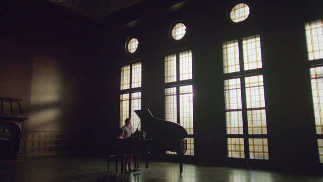 Video Reference: Light, Window, Room, Architecture, Daylighting, Interior design, Building, Pianist, House, Door, Person
