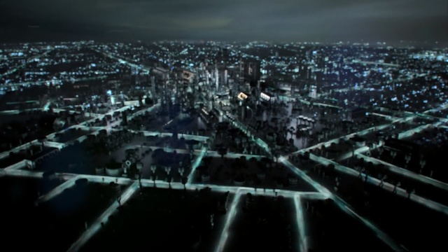 Video Reference: cityscape, metropolis, city, urban area, night, metropolitan area, atmosphere, architecture, darkness, sky