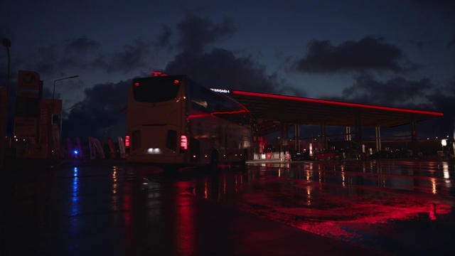 Video Reference: Red, Reflection, Night, Sky, Light, Lighting, Darkness, Midnight, Atmosphere, Evening