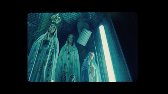 Video Reference: Text, Turquoise, Aqua, Organism, Azure, Art, Font, Illustration, Darkness, Graphic design