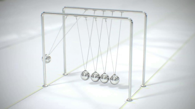 Video Reference: Executive toy, Table, Metal