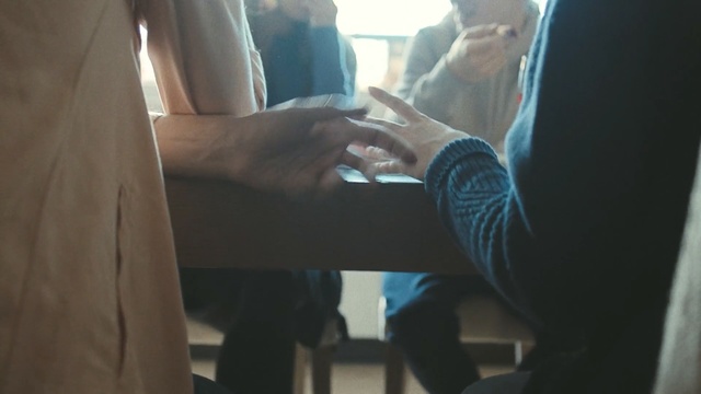 Video Reference: Hand, Arm, Leg, Finger, Joint, Gesture, Room, Muscle, Elbow, Photography