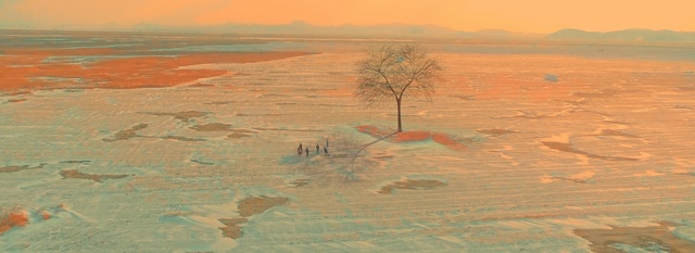 Video Reference: horizon, sky, ecoregion, morning, plain, sand, landscape, aeolian landform, geology, desert