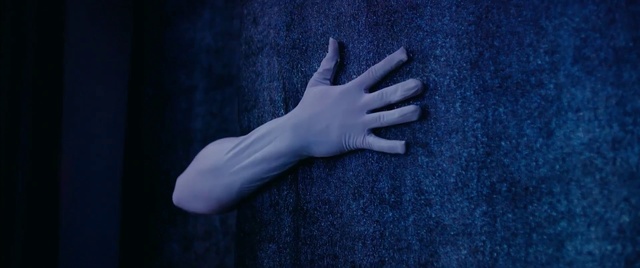 Video Reference: Blue, Hand, Finger, Glove, Arm, Joint, Sky, Wrist, Gesture, Darkness