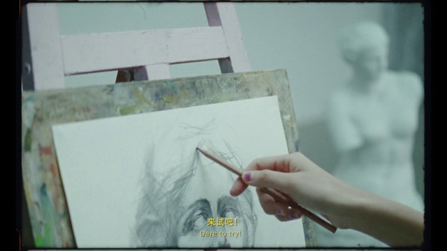 Video Reference: Drawing, Watercolor paint, Snapshot, Hand, Line, Finger, Material property, Visual arts, Sketch, Painting