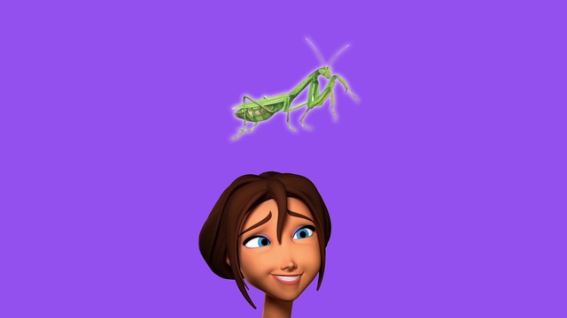 Video Reference: Violet, Head, Purple, Fictional character, Animation, Graphic design, Illustration