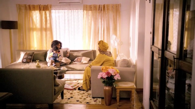 Video Reference: Room, Curtain, Interior design, Furniture, Living room, Textile, Building, House, Interior design