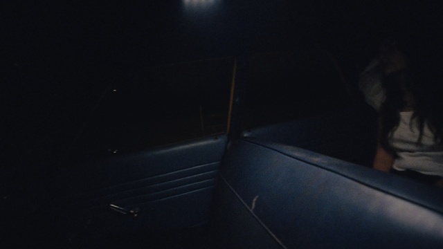 Video Reference: Black, Darkness, Light, Sky, Vehicle door, Night, Automotive exterior, Atmosphere, Automotive design, Space
