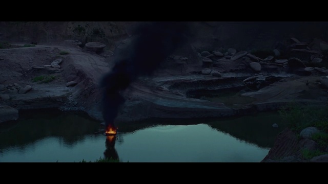 Video Reference: Nature, Reflection, Darkness, Sky, Water, Geological phenomenon, Atmosphere, Screenshot, Watercourse, Lake