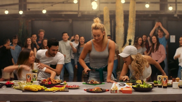 Video Reference: Meal, Brunch, Food, Supper, Event, Lunch, Buffet, appetizer, Dinner, Cuisine, Person