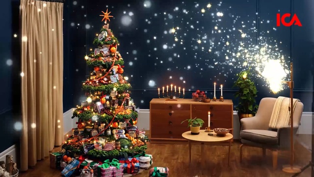 Video Reference: Christmas, Christmas tree, Christmas decoration, Christmas ornament, Tree, Christmas lights, Christmas eve, Holiday, Tradition, Event