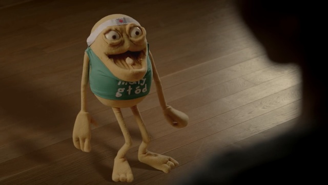 Video Reference: Figurine, Toy, Animation, Fun, Wood, Art, Action figure, Smile, Person