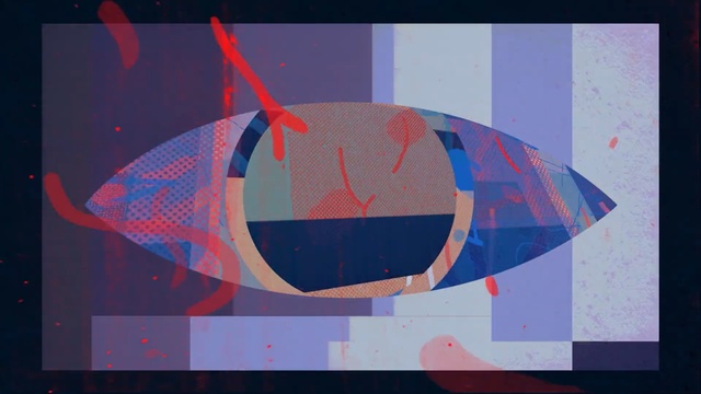 Video Reference: blue, red, art, modern art, design, font, graphic design, painting, illustration, acrylic paint