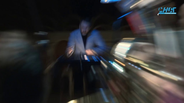 Video Reference: Automotive lighting, Automotive design, Tints and shades, Road, Headlamp, Darkness, City, Midnight, Electric blue, Asphalt