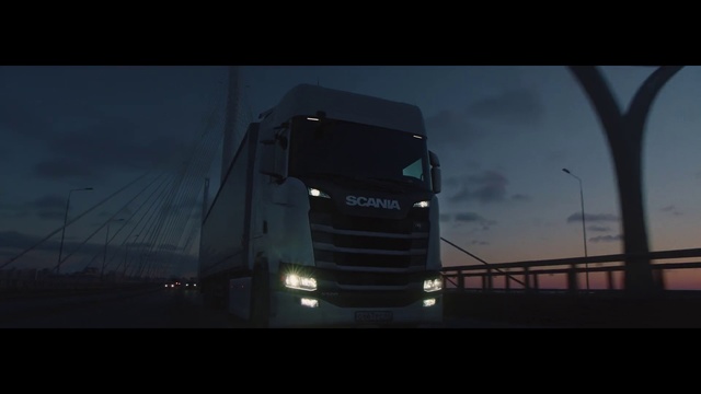Video Reference: Mode of transport, Transport, Commercial vehicle, Vehicle, Truck, Sky, Darkness, Freight transport, Automotive design, Public utility