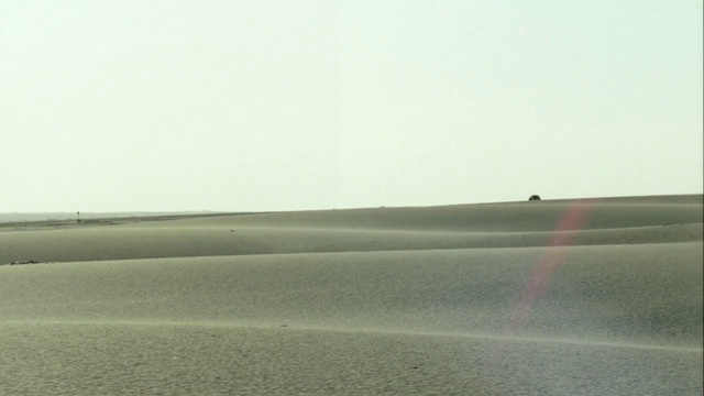 Video Reference: Sand, Atmospheric phenomenon, Natural environment, Ecoregion, Horizon, Landscape, Desert, Line, Sky, Road